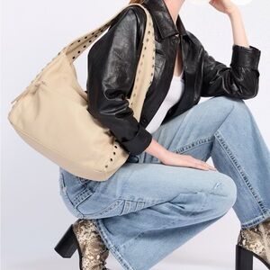 NWT Moda Luxe Misty Studded Hobo Bag